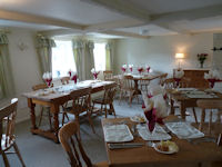 Willows Tearoom Dorset laid tables image