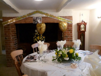 Dining room at the Willows Tearoom Shillingstone