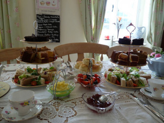 Food at the Willows Tearoom Shillingstone Dorset picture